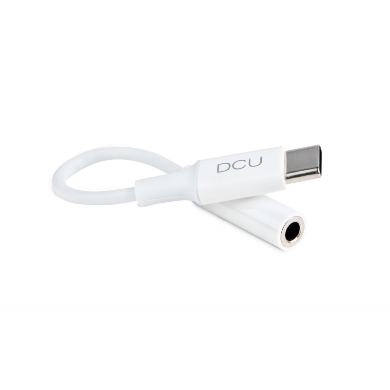 Adaptateur USB 3.1 Audio Prise USB-C - jack 3,5 mm, blanc - Câbles