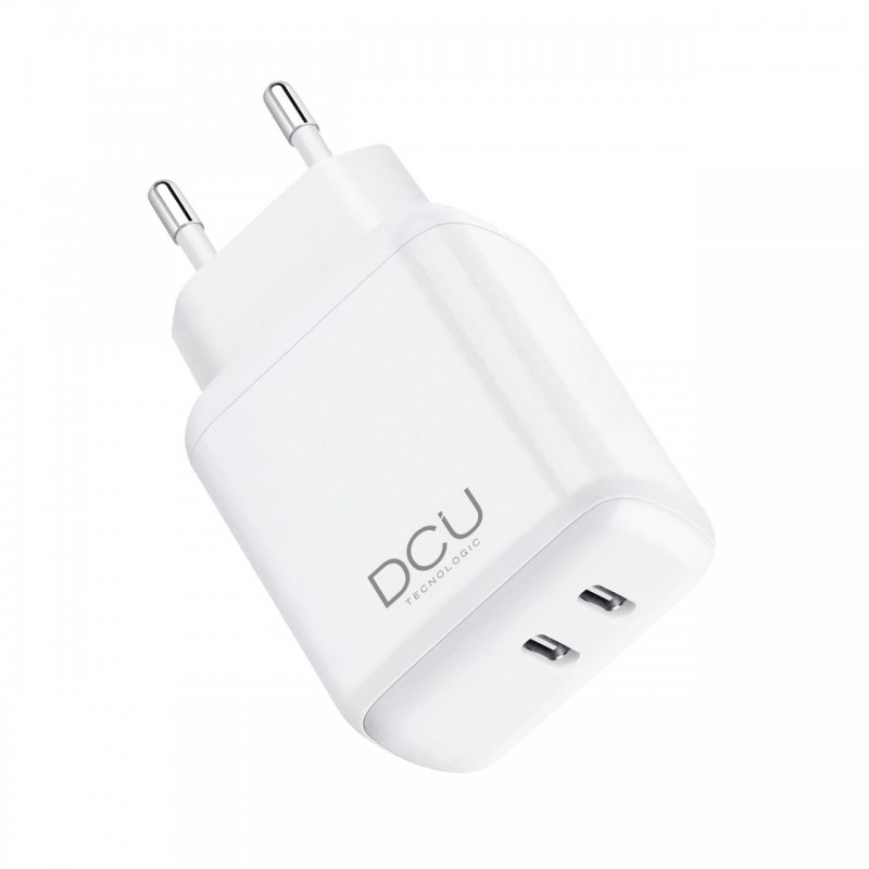 Cargador doble USB Tipo C Power Delivery 20W + 20W