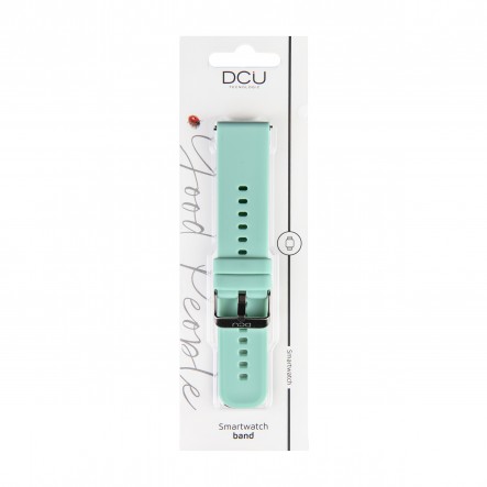 Pulseira de silicone verde...