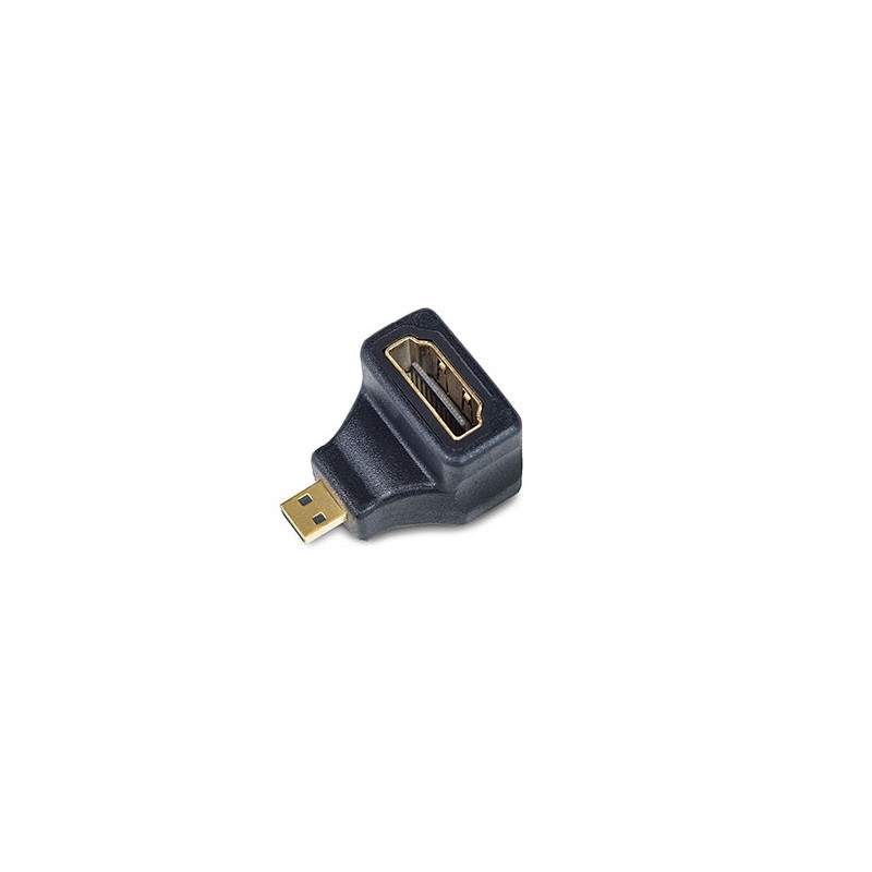 Adaptador Micro HDMI Mascle-HDMI Femella 90º