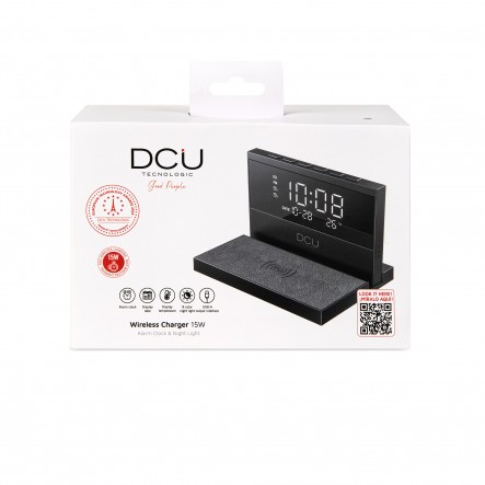 Alarm clock with 15W...