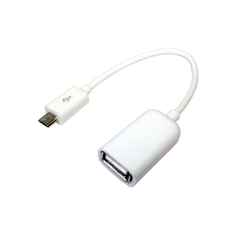 Conexión OTG USB A Hembra - Micro Macho