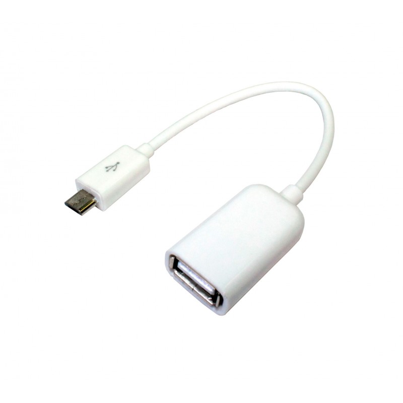 Conexión OTG USB A Hembra - Micro Macho