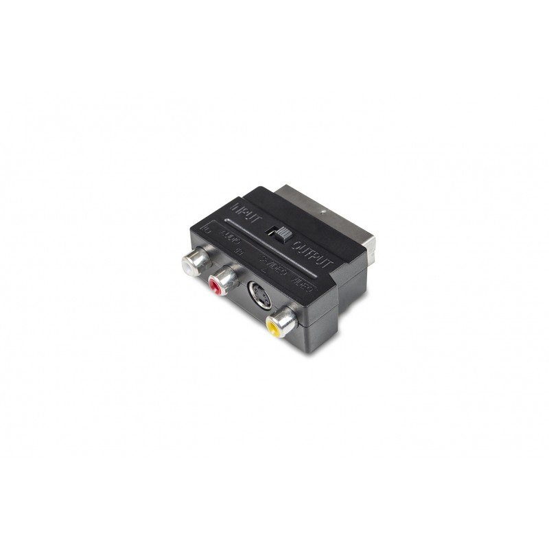 Adaptador Euroconnector 3xRCA+SVideo