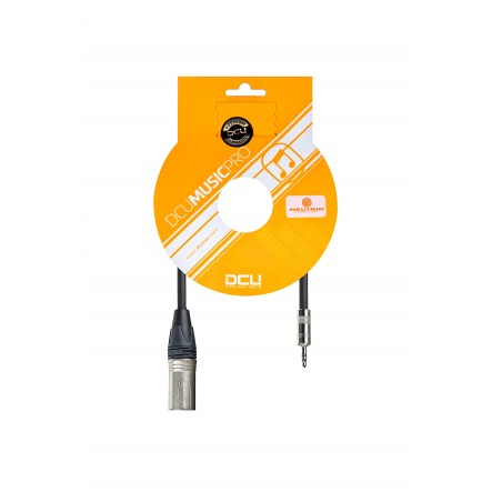 CONEX.AUDIO XLR M NEUTRIK-3.5 JACK M ST.REAN 1m