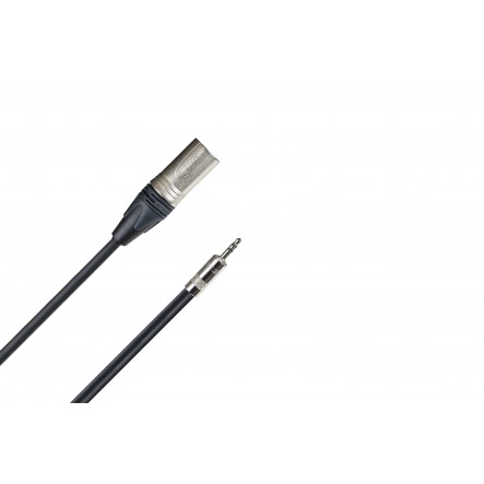 CONEX.AUDIO XLR M NEUTRIK-3.5 JACK M ST.REAN 1m