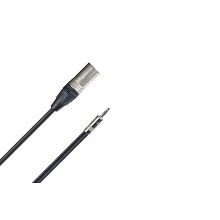 CONEX.AUDIO XLR M NEUTRIK-3.5 JACK M ST.REAN 1m