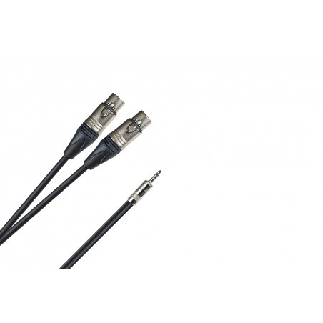PRO 2 x XLR F Neutrik - 3,5 mm Jack M Stereo Rean