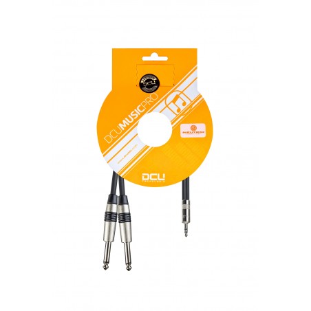 PRO 3,5 Jack M Stereo Rean - 2 x 6,3 Jack M Mono Rean