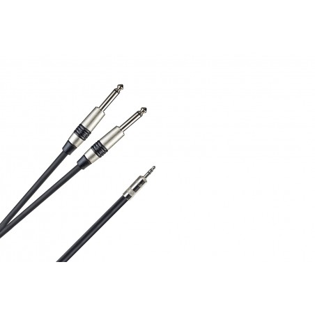 PRO 3,5 Jack M Stereo Rean - 2 x 6,3 Jack M Mono Rean