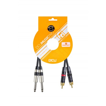 CNX. AUDIO PR.2x RCA M- 2x6.3 JCK M MONO REAN 0.5m