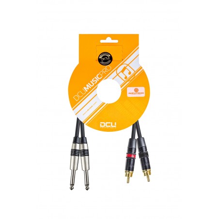CNX. AUDIO PR.2x RCA M- 2x6.3 JCK M MONO REAN 0.5m