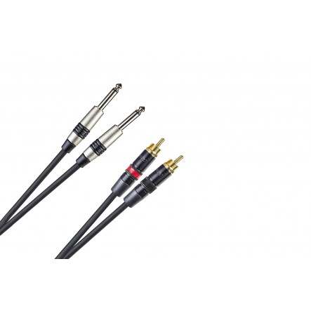 CNX. AUDIO PR.2x RCA M- 2x6.3 JCK M MONO REAN 0.5m