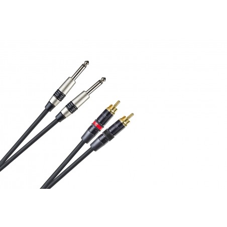 CNX. AUDIO PR.2x RCA M- 2x6.3 JCK M MONO REAN 0.5m
