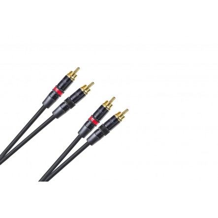 CONEX. AUDIO PRO 2xRCA M-2x RCA M REAN 0.5m