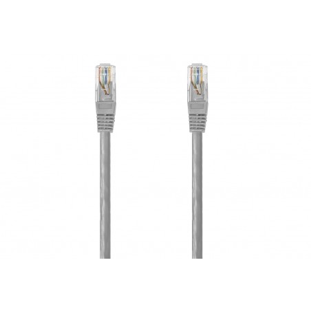 Conexión UTP Cat 6e color gris