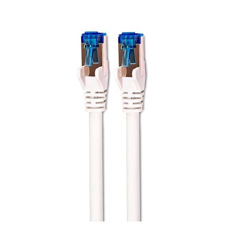 CAT 6A S/STP blanco y azul