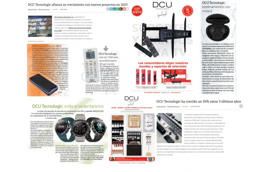 Apareixem En Les Revistes I Notícies Del Sector Electrònic